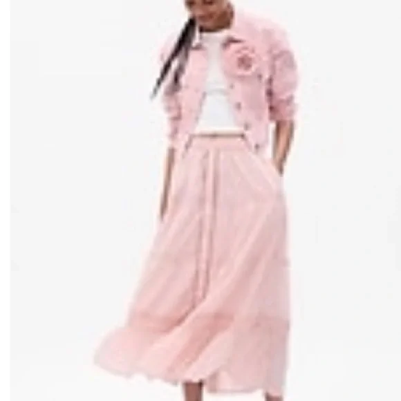 LoceShackFancy X Gap Tiered Maxi Skirt - Picture 4 of 4